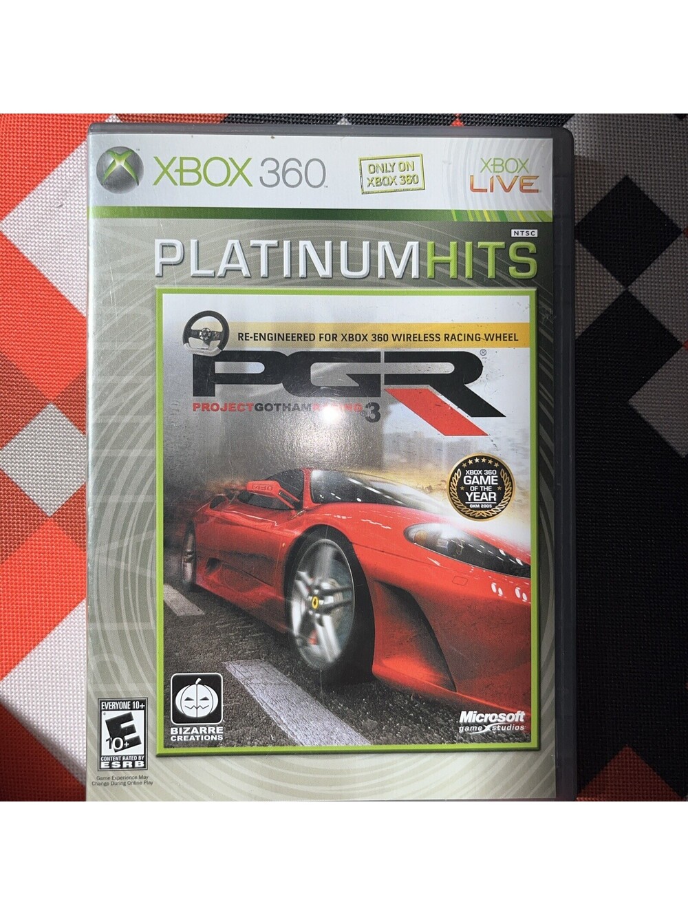 Project Gotham Racing 3 (Microsoft Xbox 360, 2005) New Case. With Manual.CIB